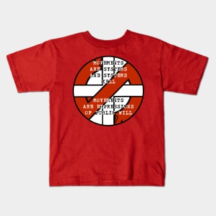 Crass "Movements" Tribute Kids T-Shirt